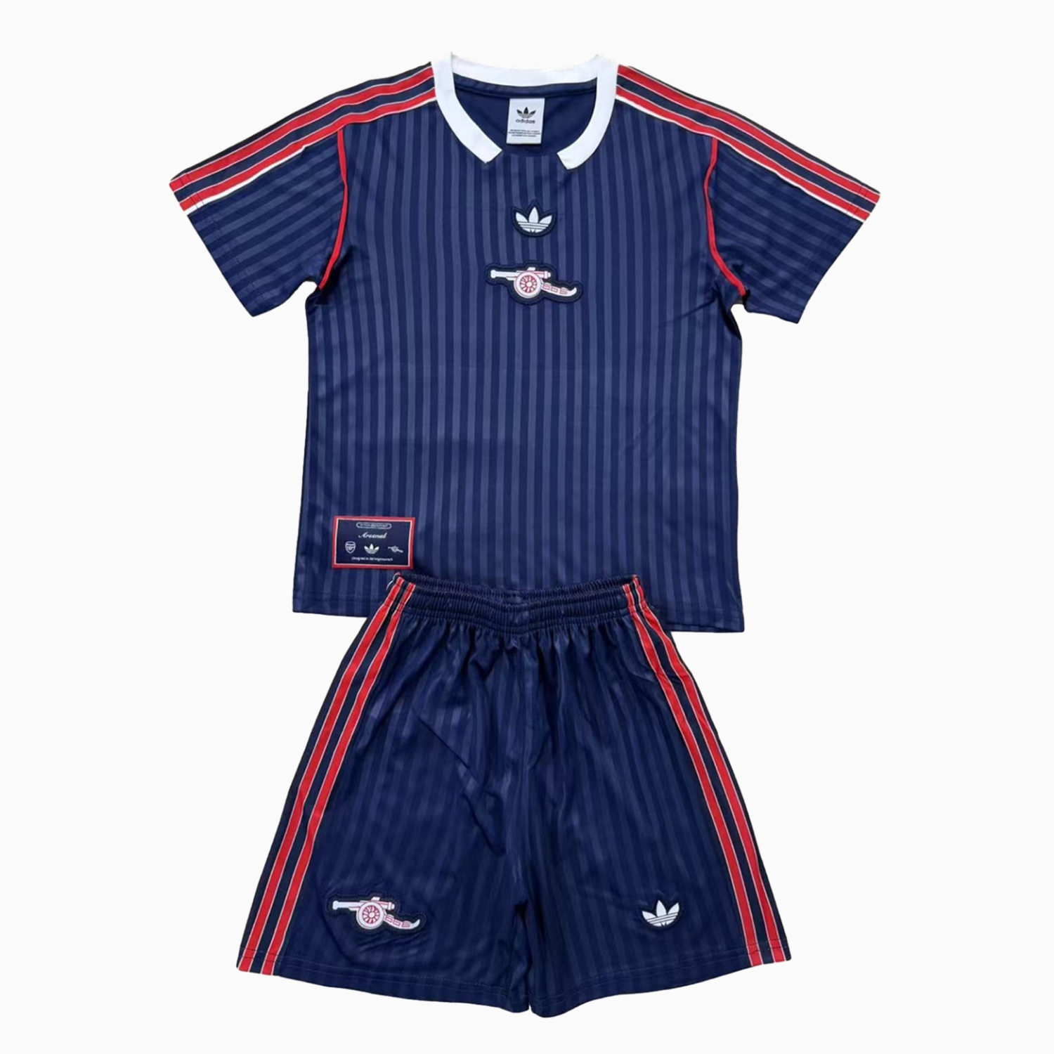 foot-Arsenal 24-25 Blue Terrace Icon Retro Style Kids Kit
