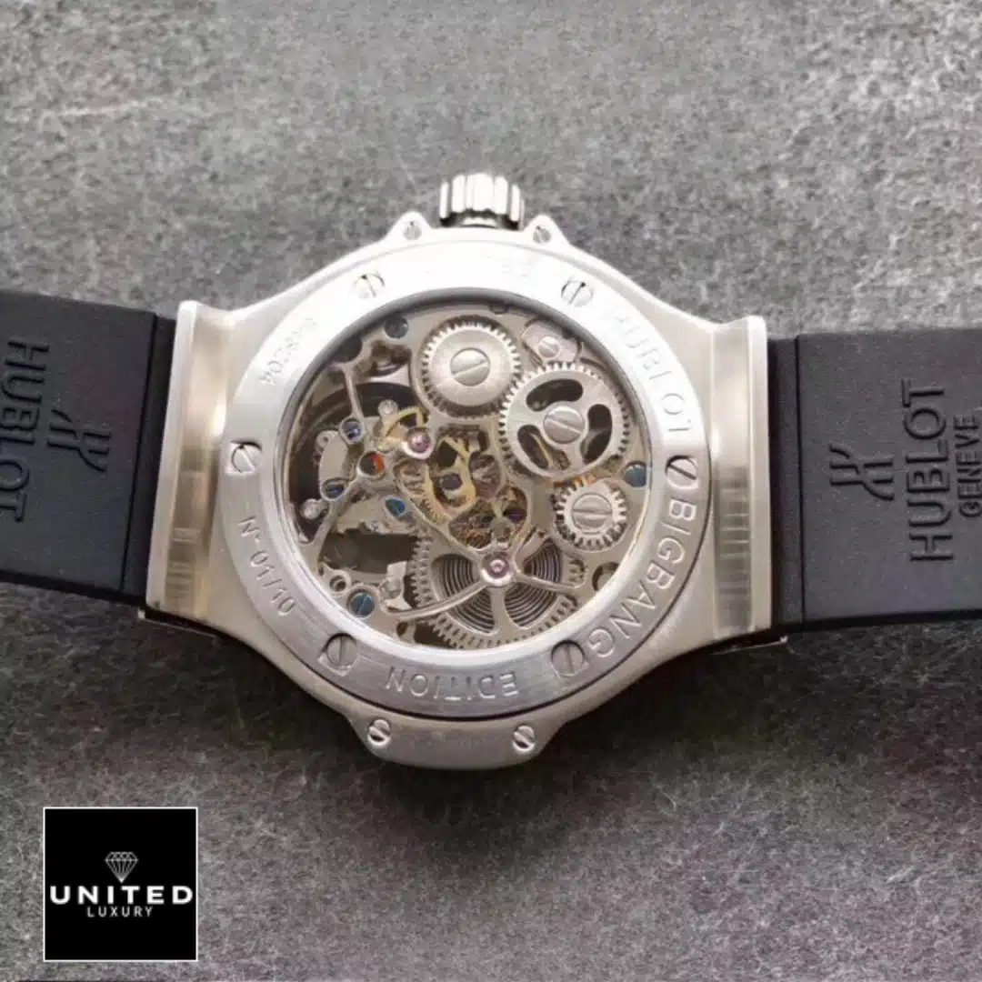 Skeleton Diamond Watch Replica Yeni Proje 2 10 Hublot Bigbang tourbillion watch grey backgorund and stainless steel case
