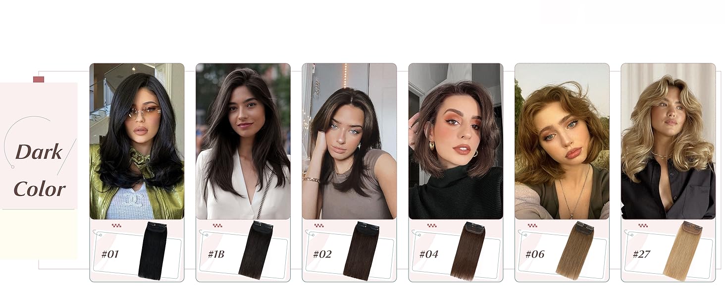 short clip in hair extensions