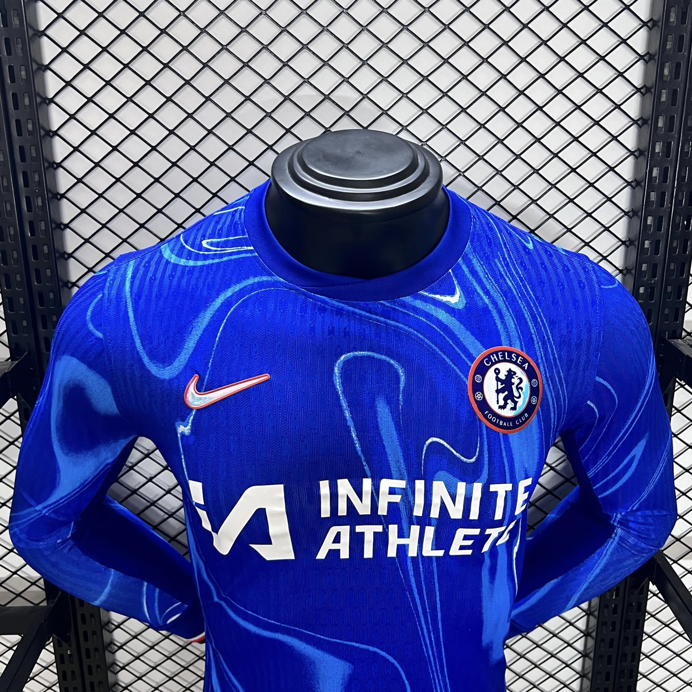JerseysGala.com | C.H.E.L.S.E.A 24-25 Home Long Sleeve Jersey - Player Version -Customize Name, Number and Patch | Worldwide Shipping