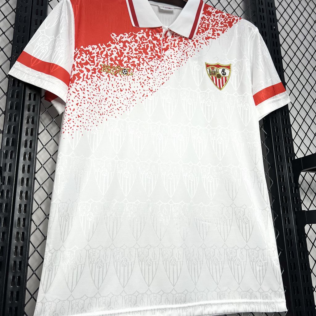 Higojerseys-Retro Sevilla FC 1993-94 Home Jersey