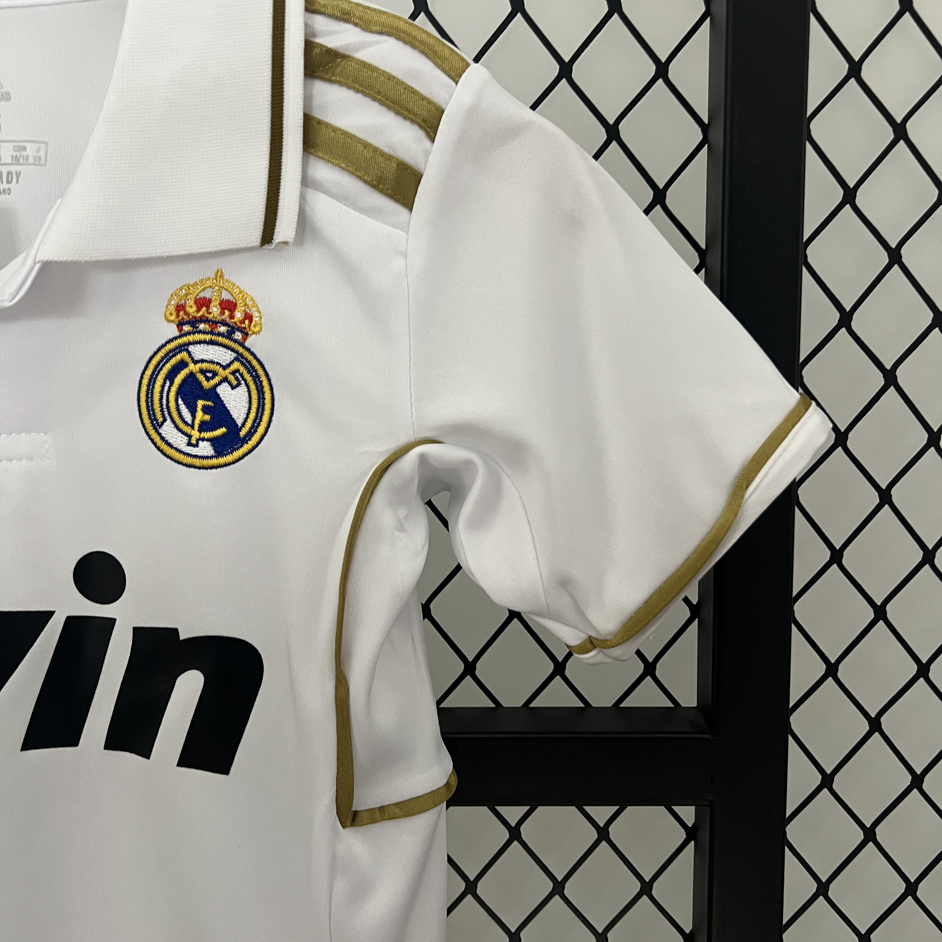 Higojerseys-Retro Real Madrid 11-12 Home Stadium Kids Kit