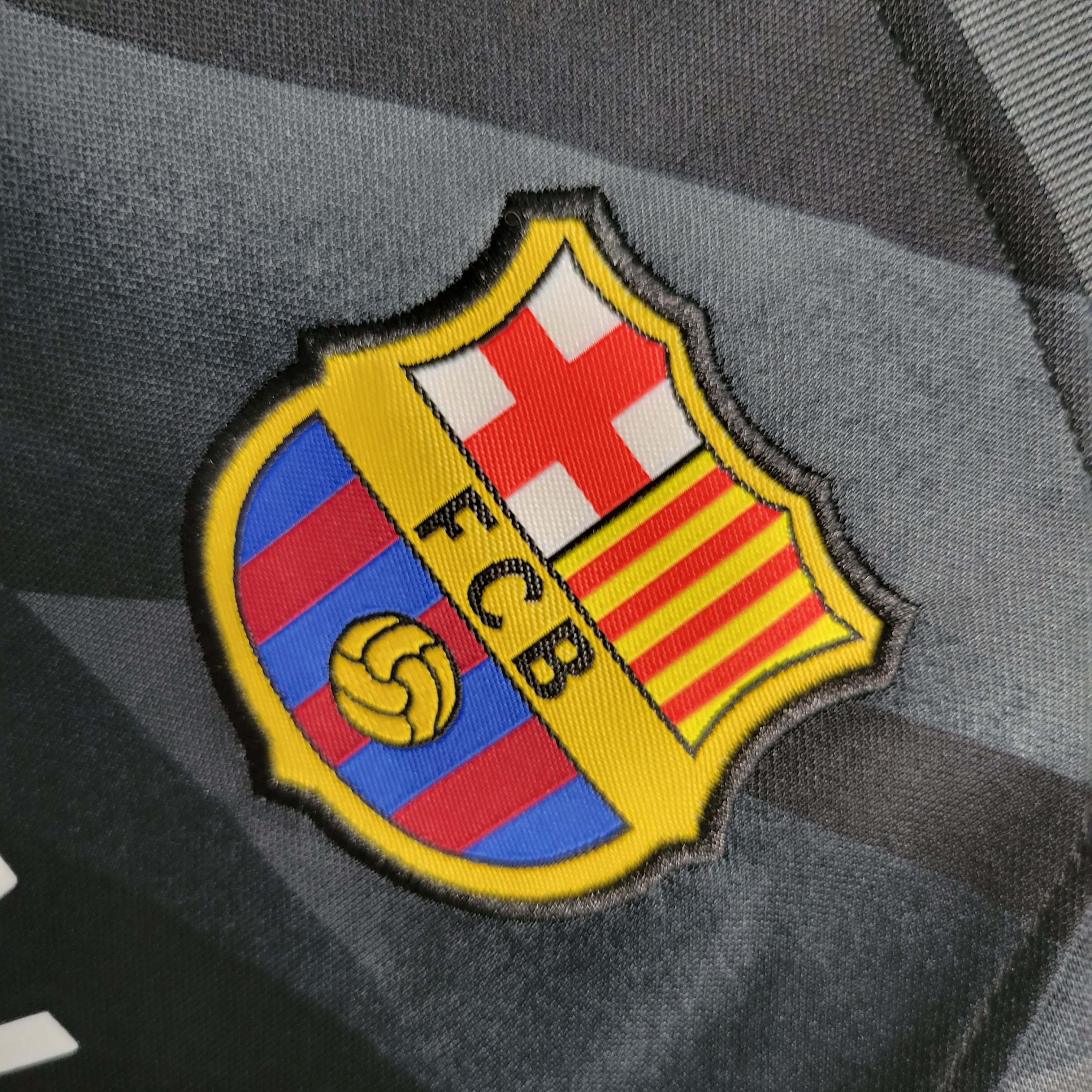 2023/2024 Barcelona Goalkeeper Black Football Shirt 1:1 Thai Quality Kids Size:football jersey mysite: unitedjerseyfootball 邓江浪:football