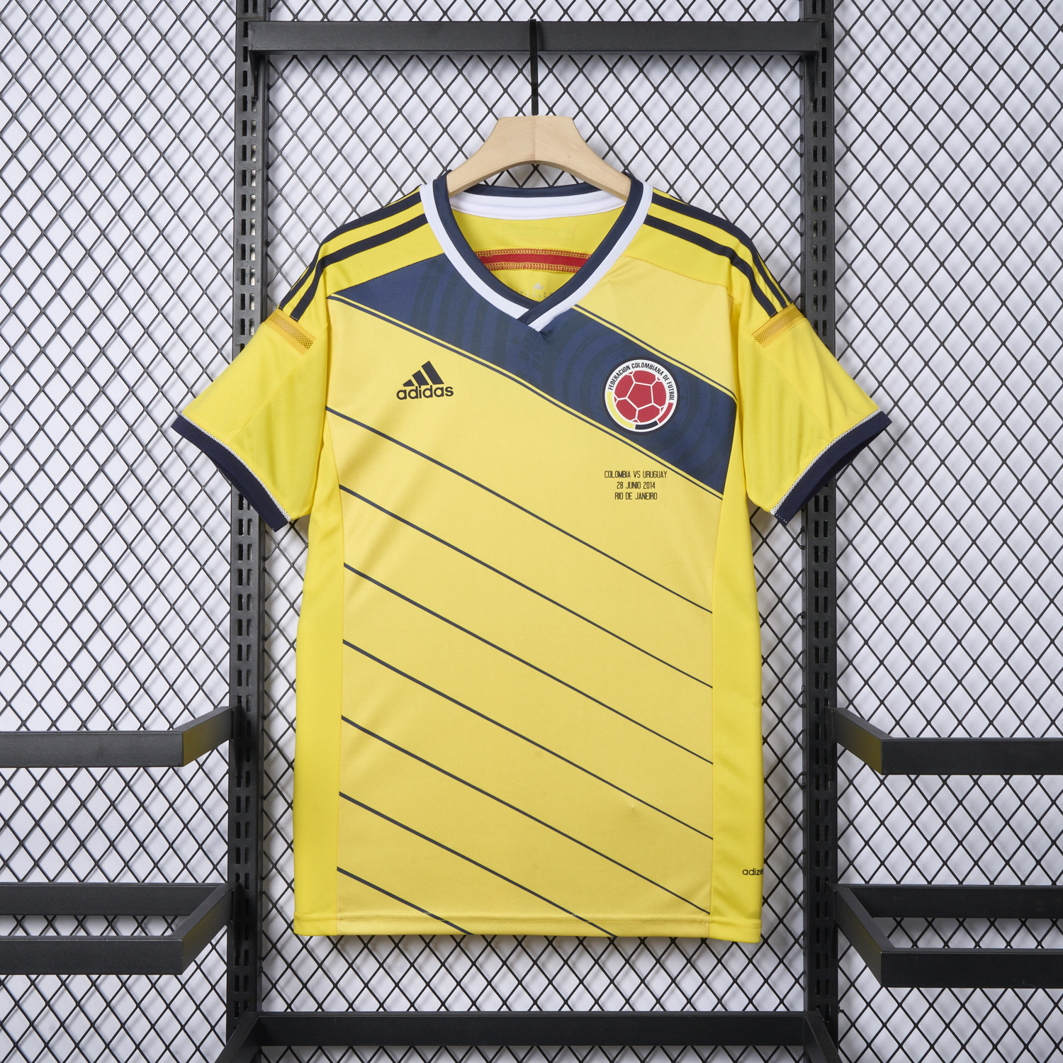 Funinjersey-Retro Colombia 2014 Home Jersey