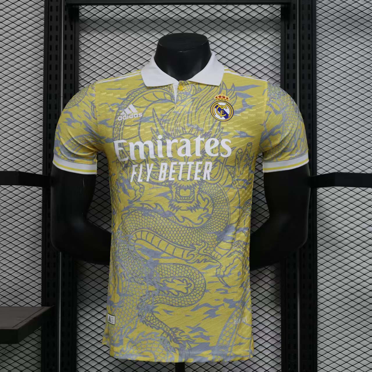 2024/2025 Player Version Real Madrid Special Edition Yellow Football Shirt 1:1 Thai Quality:football jersey mysite: unitedjerseyfootball 邓江浪:football