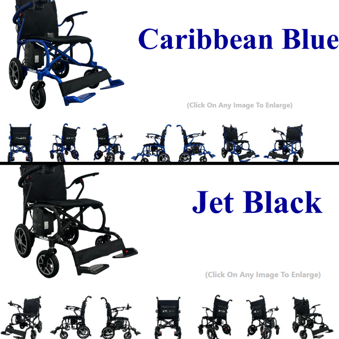 Helium Folding Power Wheelchairs Color