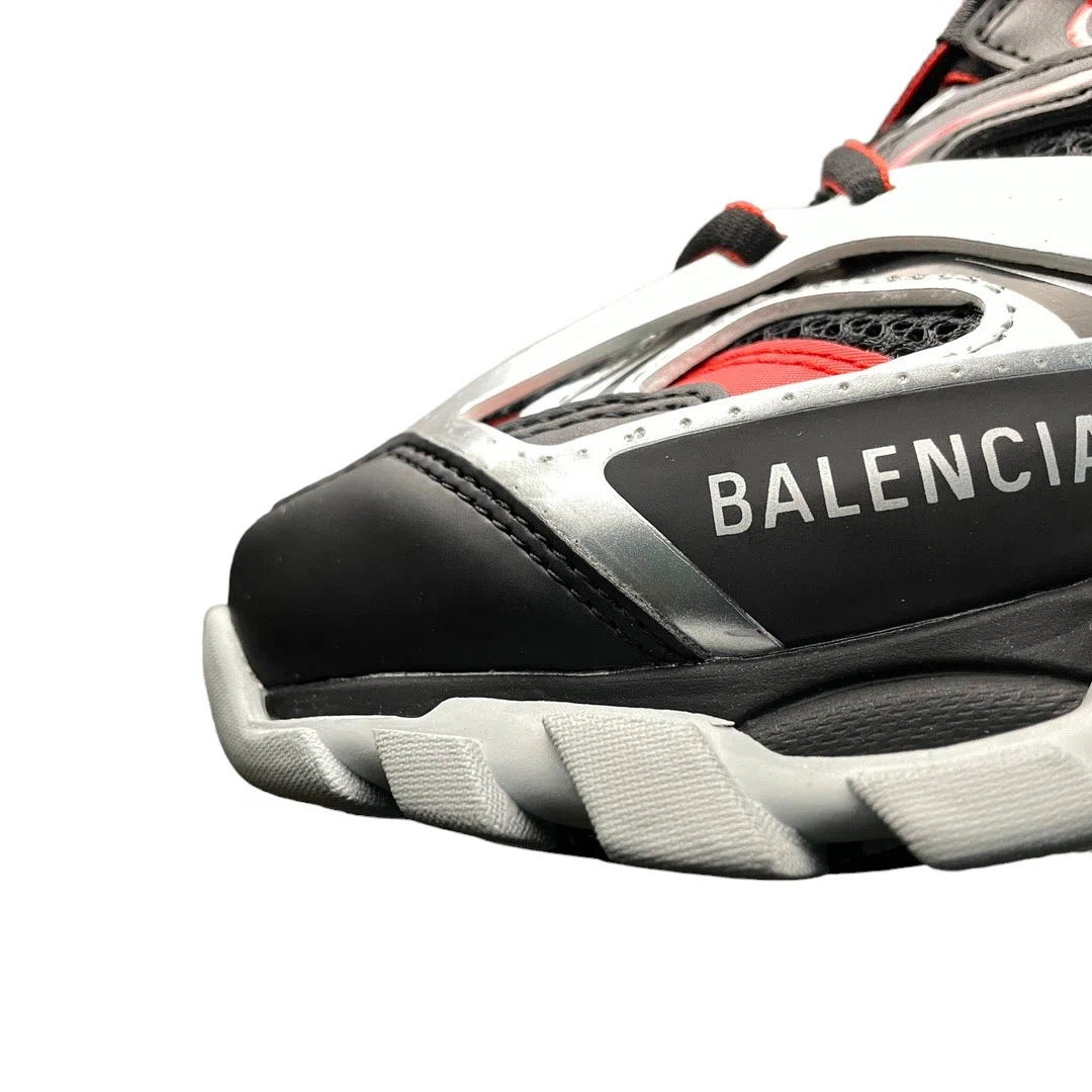 Balenciaga Track Sneaker In Black Red Silver、mysite、Cacoeks