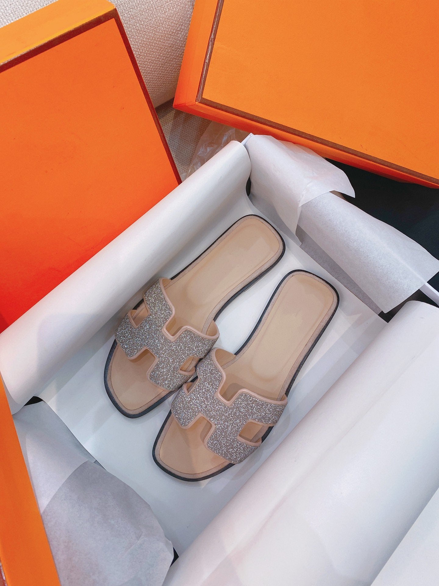 0ran Sandal Caviar Light Brown Leather、mysite、Cacoeks