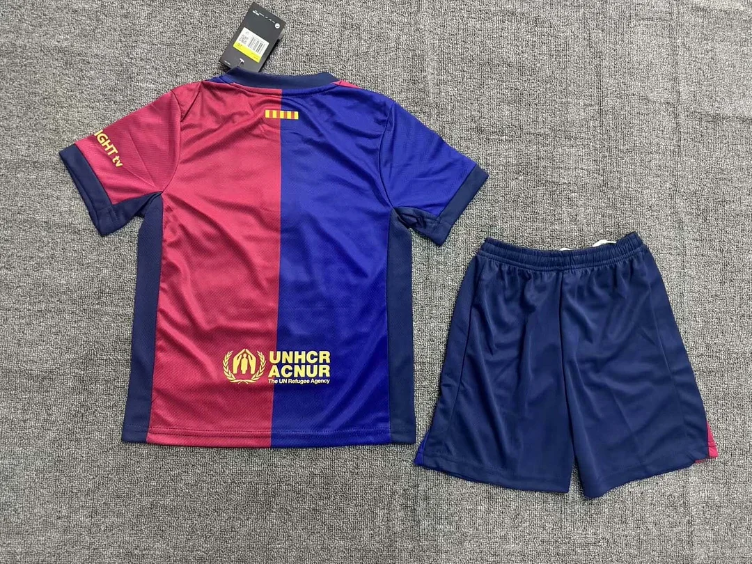 2024/2025 Barcelona Home (Coldplay) Football Jersey 1:1 Thai Quality Kids Size:football jersey mysite: unitedjerseyfootball 邓江浪:football