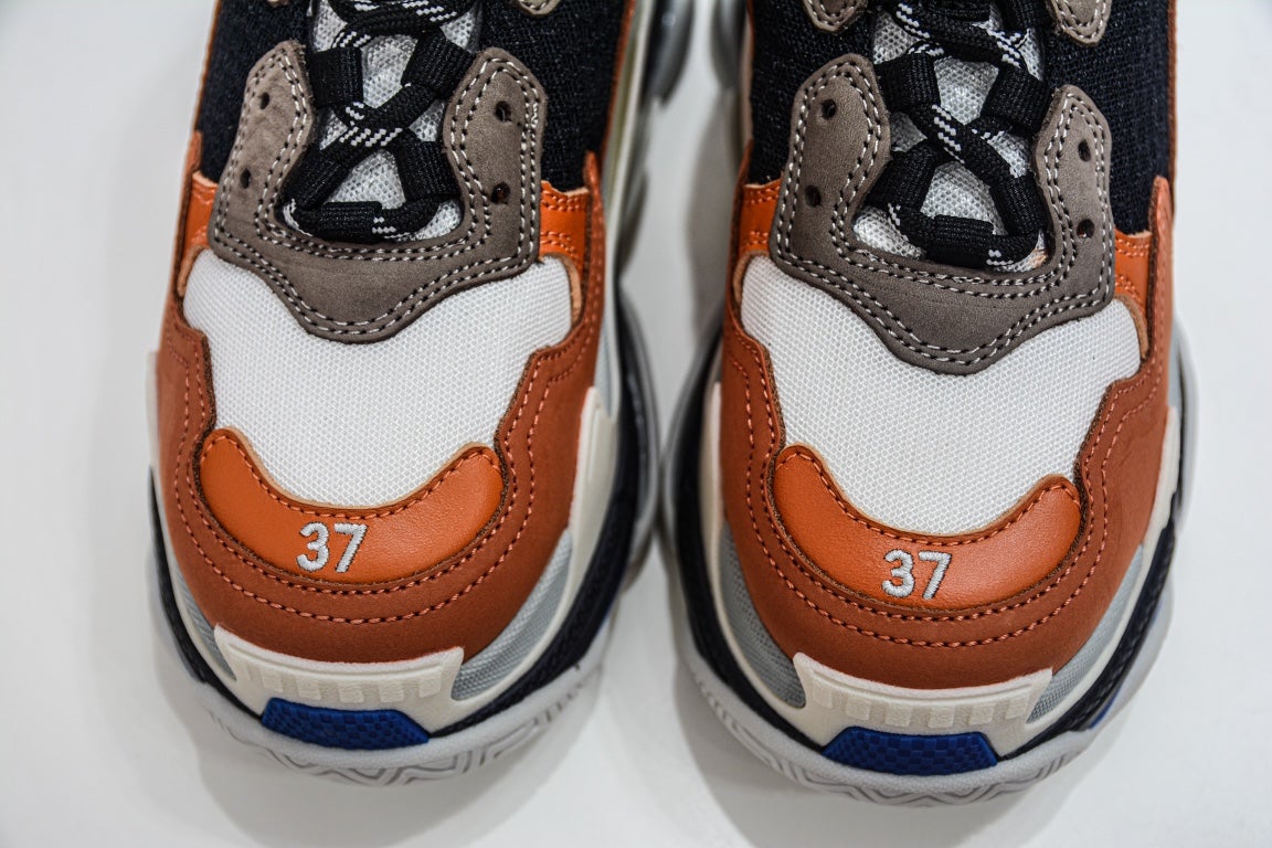 Balenciaga Triple S Sneaker Orange Grey Black、mysite、Cacoeks