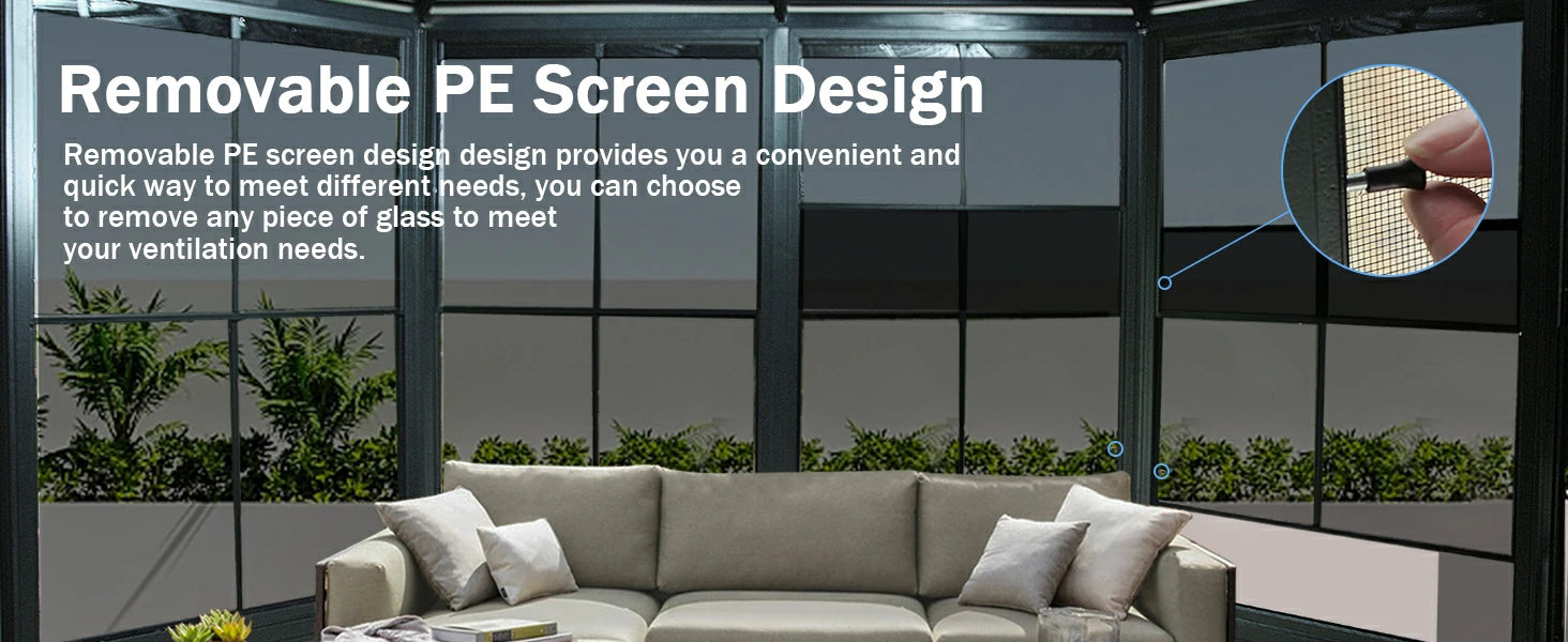 Domi Outdoor Living Octagonal Solarium