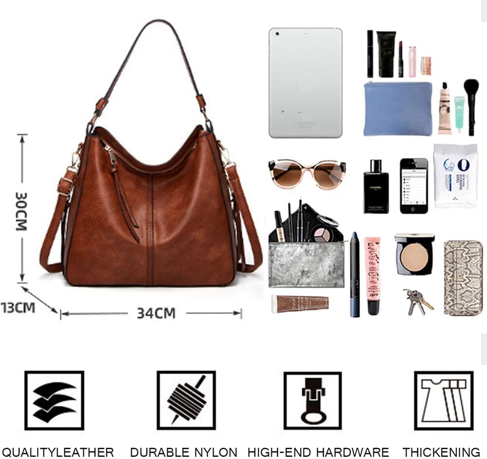 Women Handbag Large Tote Bag PU Leather Shoulder Bag Cross-body Bags