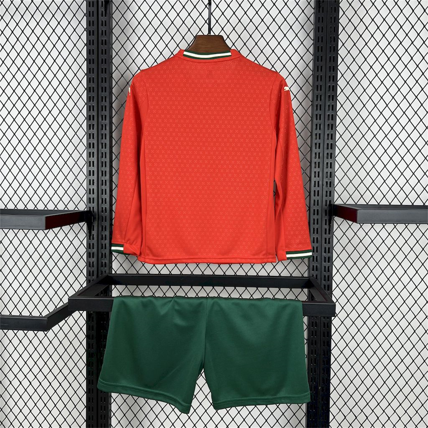 UltraTrikot-Portugal 2025-26 Home Long Sleeves Kids Kit