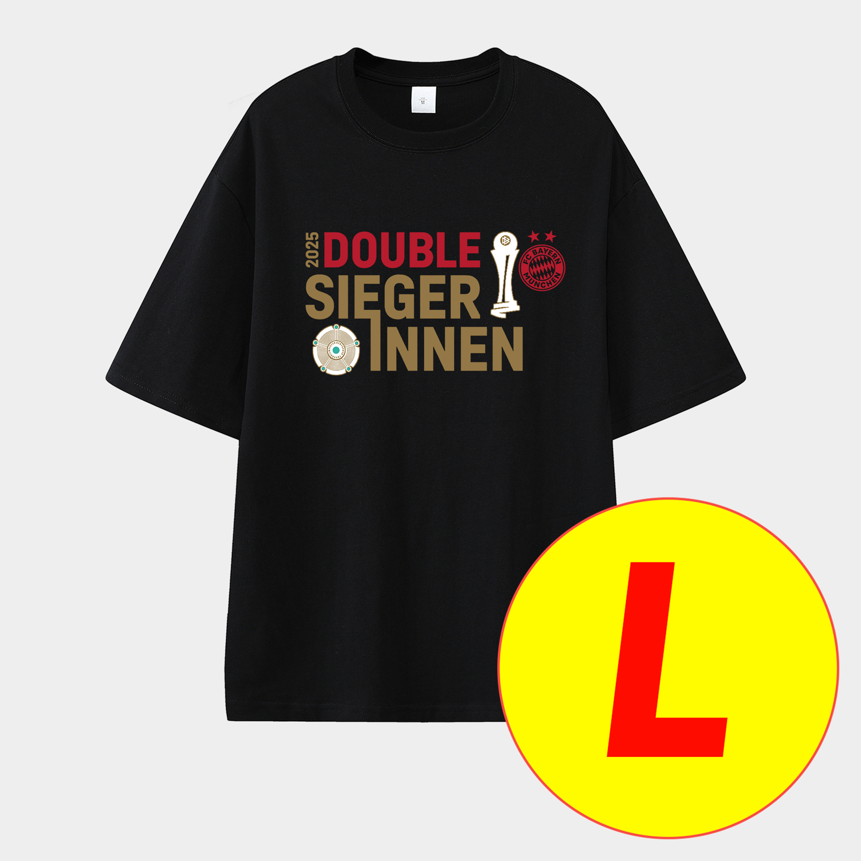 SIUjerseys-Bayern Munich Bundesliga Champions Deutscher Meister 2025 Unisex Pure Cotton T-shirt