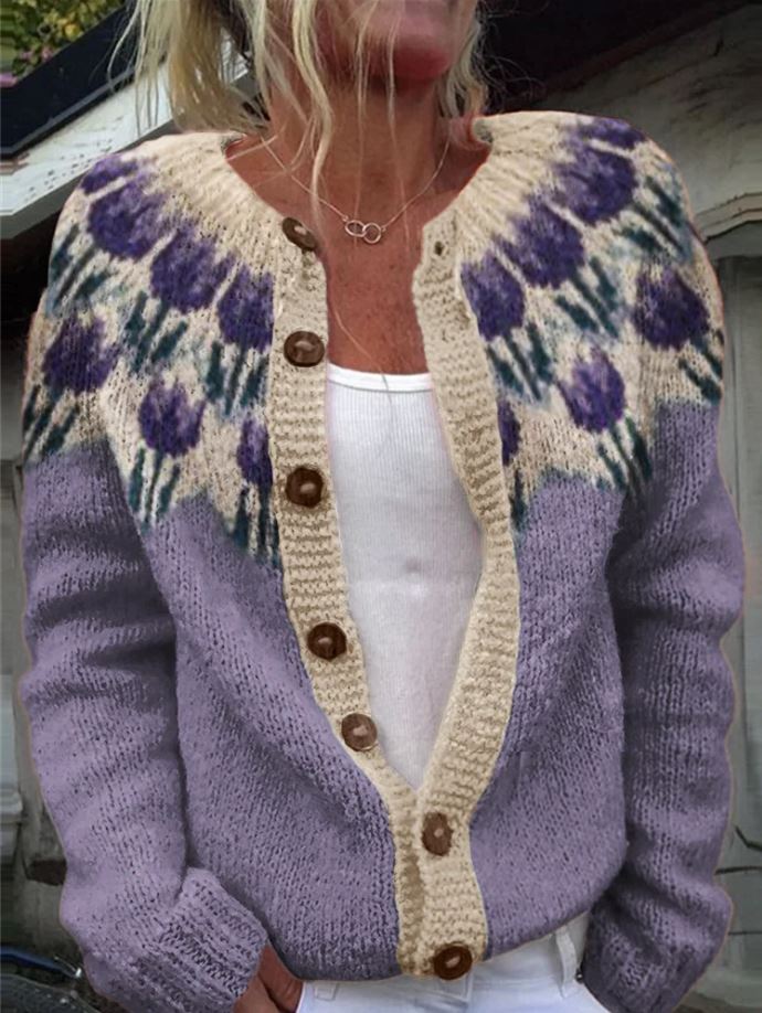 Floral Pattern Vest