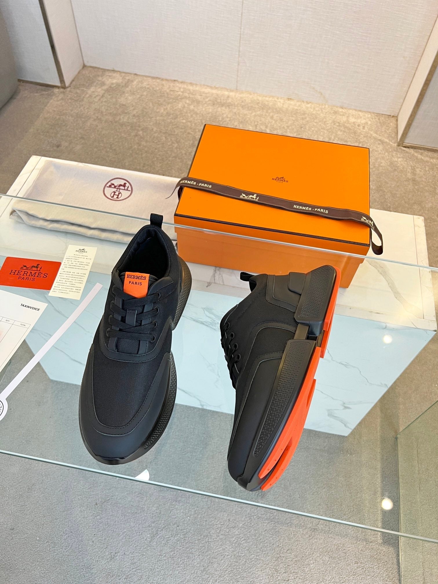 GIGA SNEAKER BLACK CALFSKIN、mysite、Cacoeks