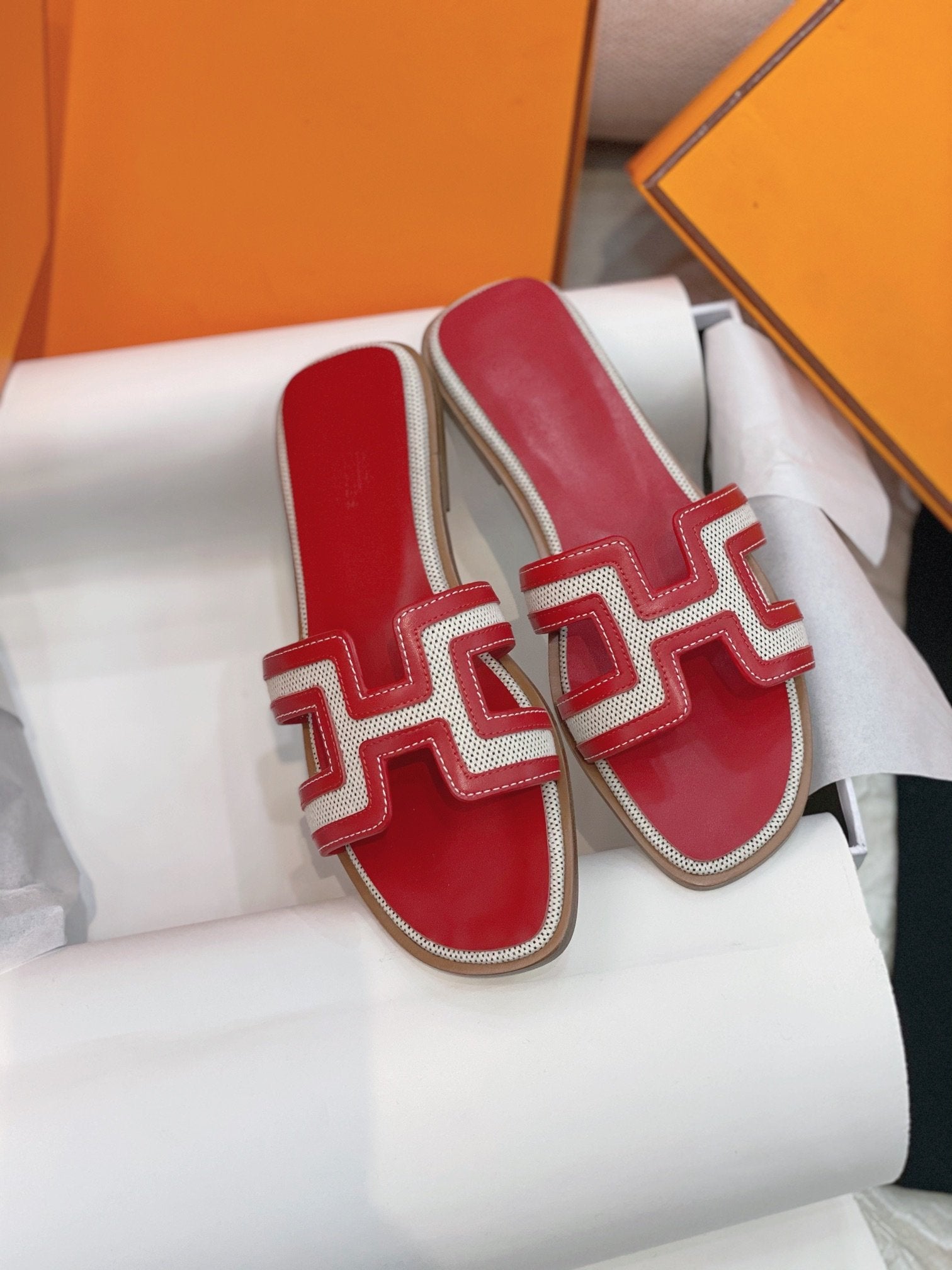 0ran Sandal Red Leather、mysite、Cacoeks