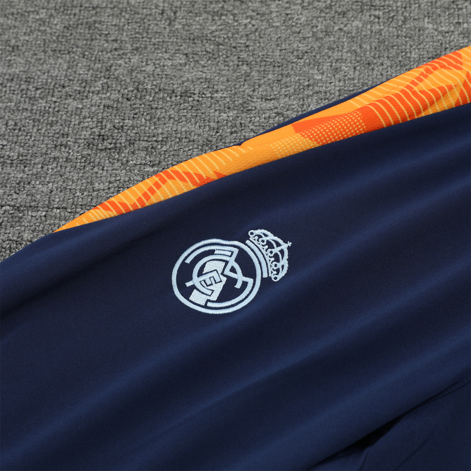 Higojerseys-Real Madrid 24-25 Training Hoodie Set - Light Blue Hoodie and Deep Blue Pants