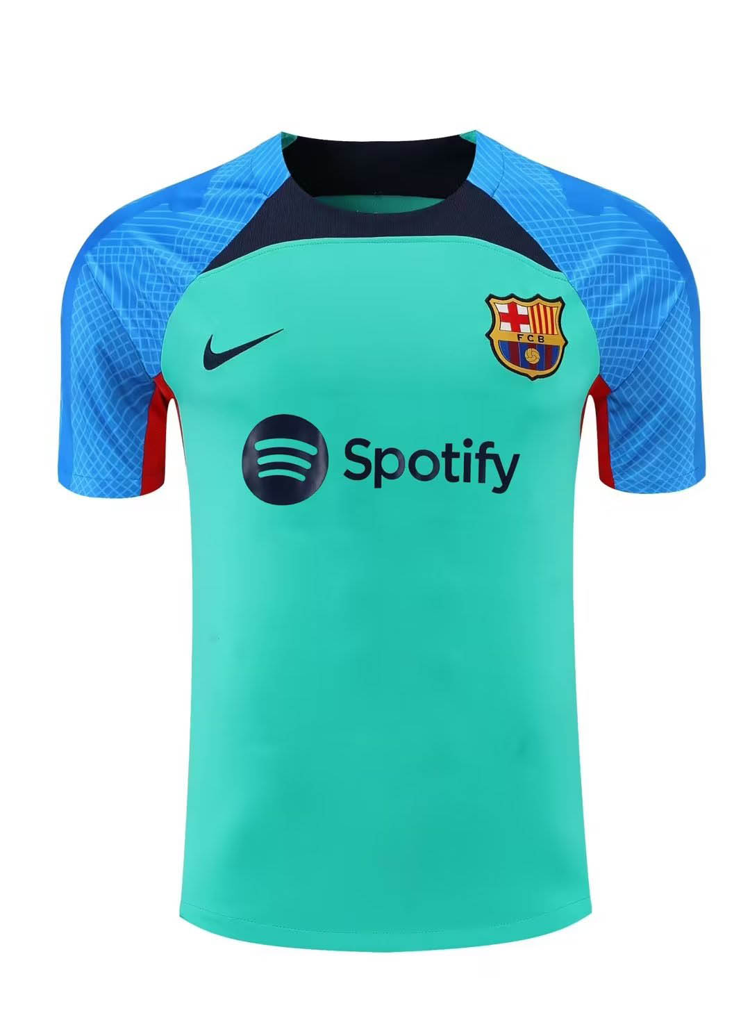 2022/2023 Barcelona Jersey Training Wear Green Blue:football jersey mysite: unitedjerseyfootball 邓江浪:football