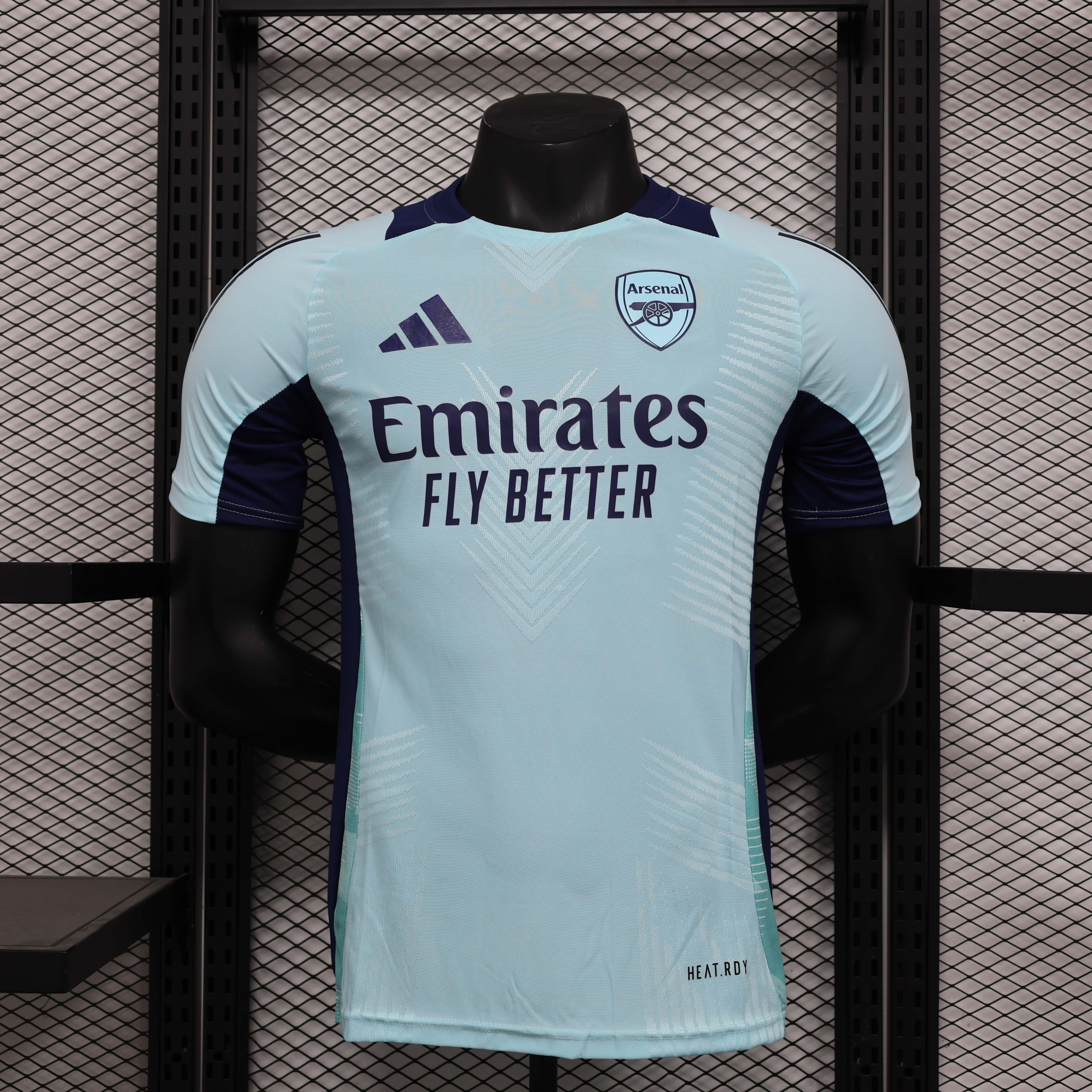 2024/2025 Player Version Arsenal Pre-race suit Blue Football Shirt 1:1 Thai Quality:football jersey mysite: unitedjerseyfootball 邓江浪:football