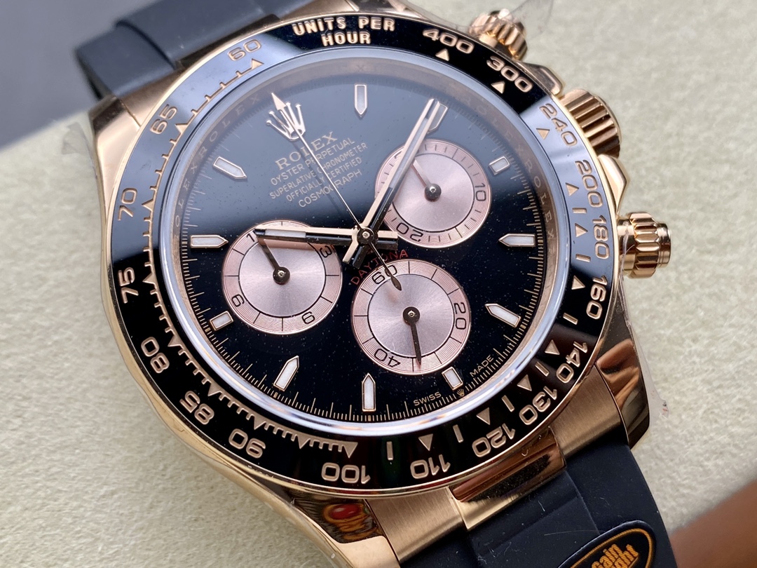 Rolex Daytona Cosmograph Automatic Rose Gold 116515LN-0012 Replica-fasswatch