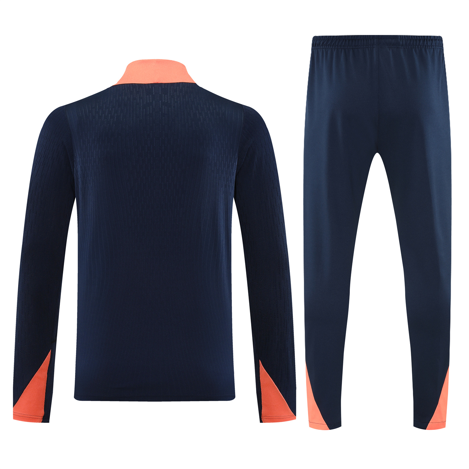 foot-Barcelona 25-26 Long Sleeve Training Set - Deep Blue Top and Deep Blue Pants
