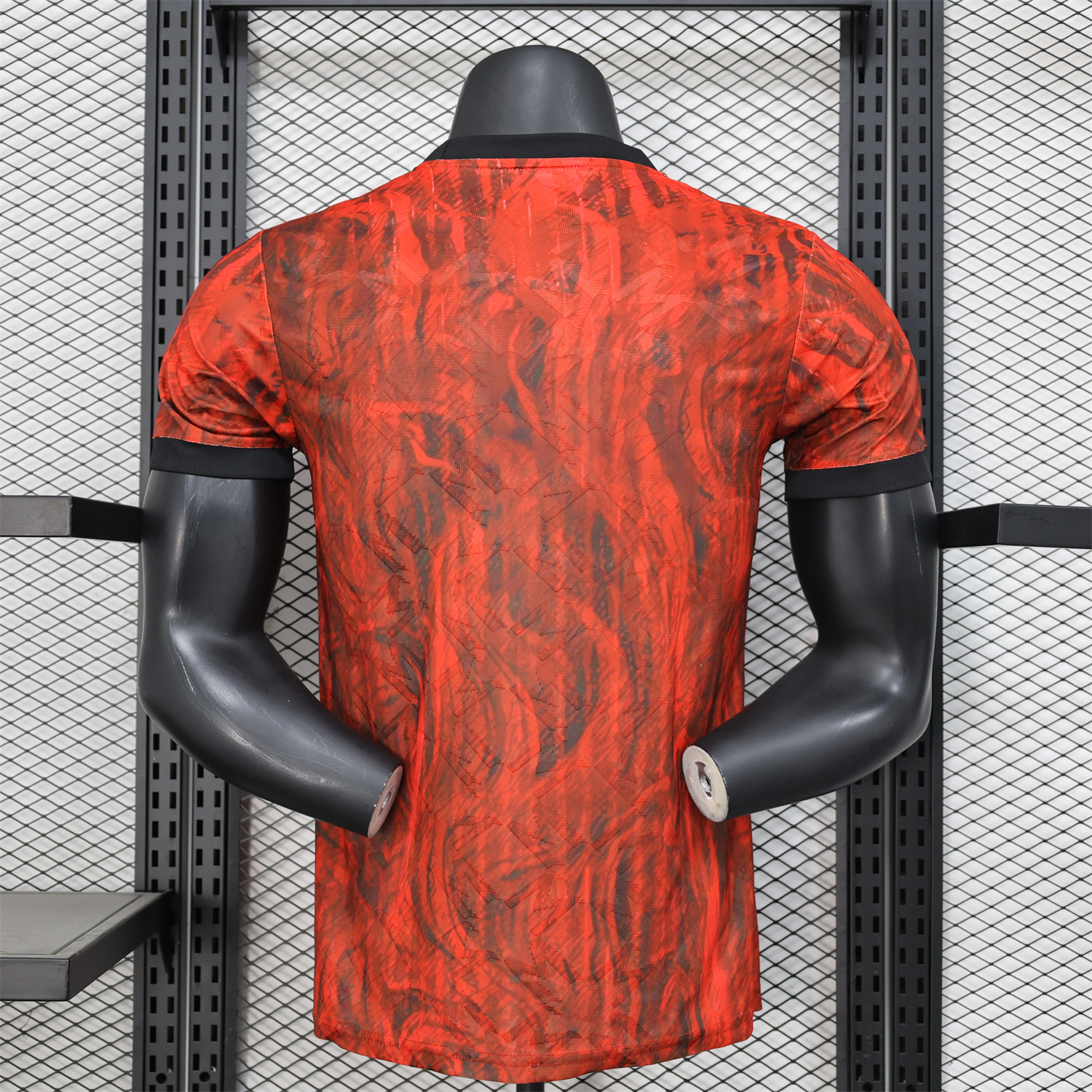 JerseysGala.com | Manchester United 24-25 Red Fire Special Edition Jersey - Player Version -Customize Name, Number and Patch | Worldwide Shipping