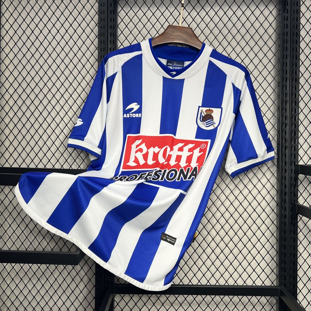 GlobeJersey-Retro Real Sociedad 2002-03 Home Jersey