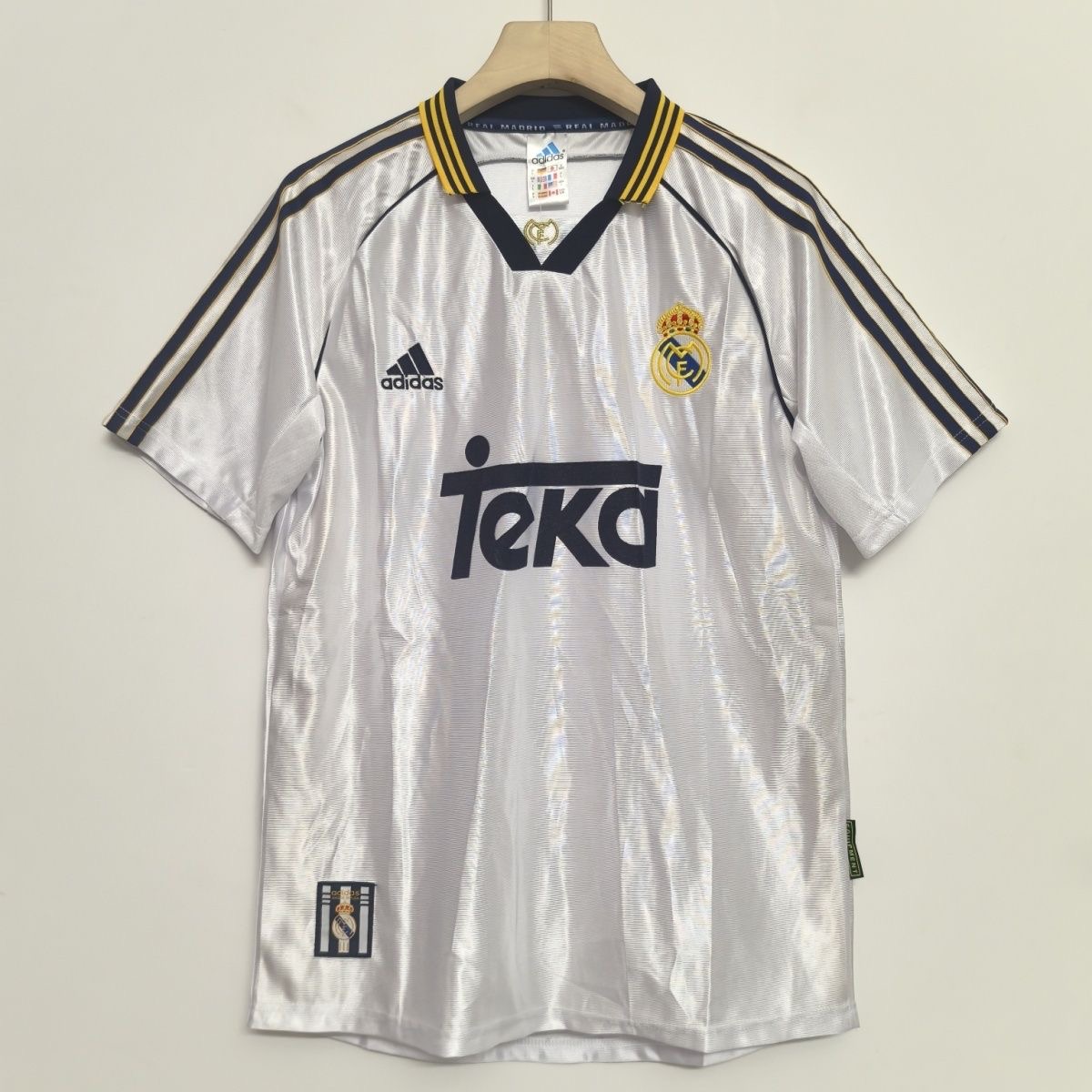 1998-00 Real Madrid home soccer jersey-Retro version: Ajax 24-25 Home Stadium Jersey - Fans Version mysite: Adidas luxuryfootballshirts.com: https://www.luxuryfootballshirts.com/