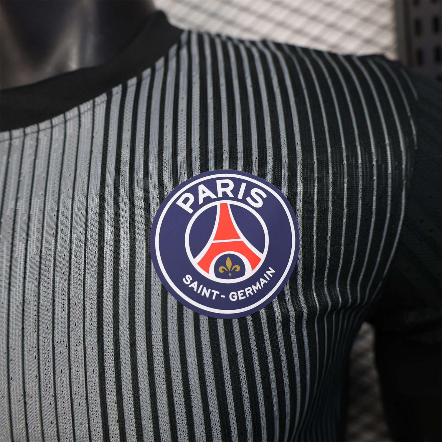 UltraTrikot-Paris Saint-Germain PSG 25-26 Black GK Goalkeeper Unsponsored Jersey - Player Version