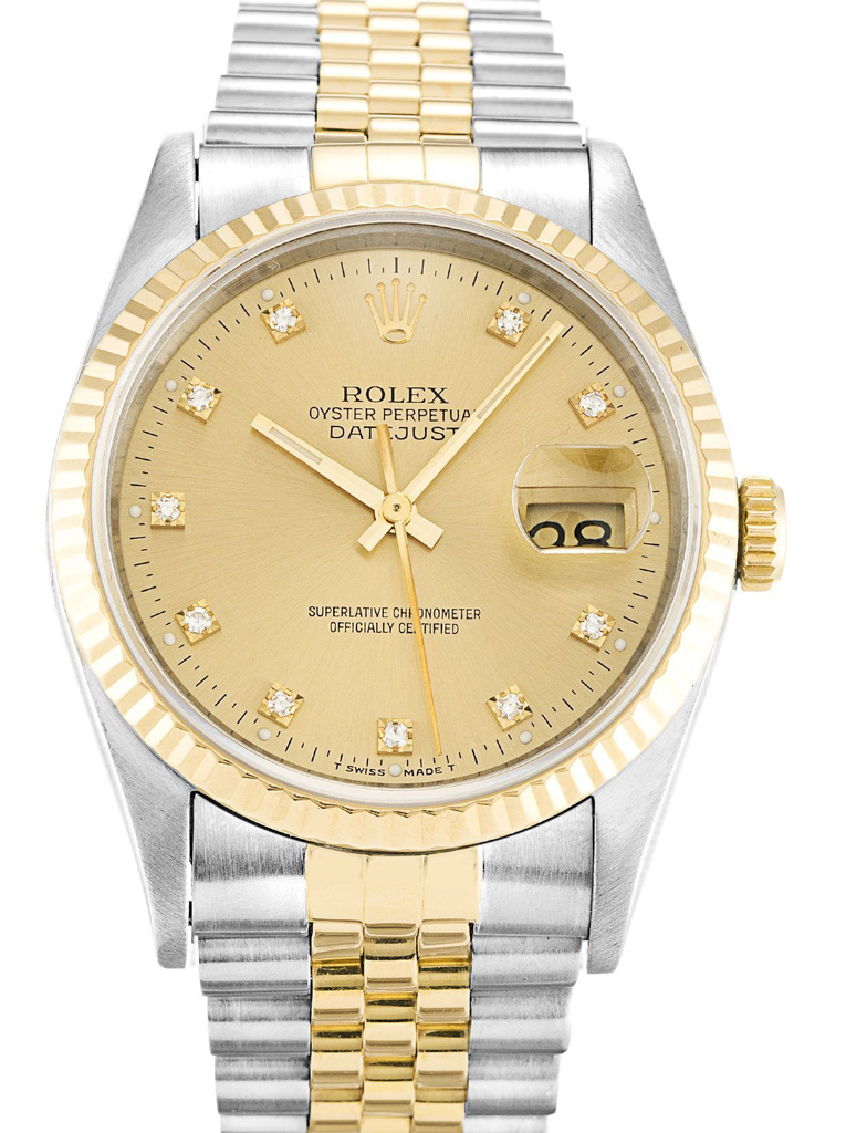 Replica Rolex Datejust 36mm Champagne Dial 16233-fasswatch