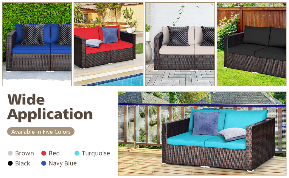 wicker outdoor sofa