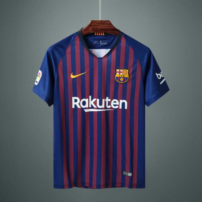 2018/2019 Retro Barcelona Home Football Shirt 1:1 Thai Quality:football jersey mysite: unitedjerseyfootball 邓江浪:football