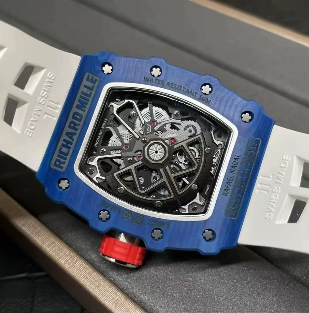 Richard Mille RM 35-03 Blue Quartz TPT Super Clone Watch – Lightweight Fake RM