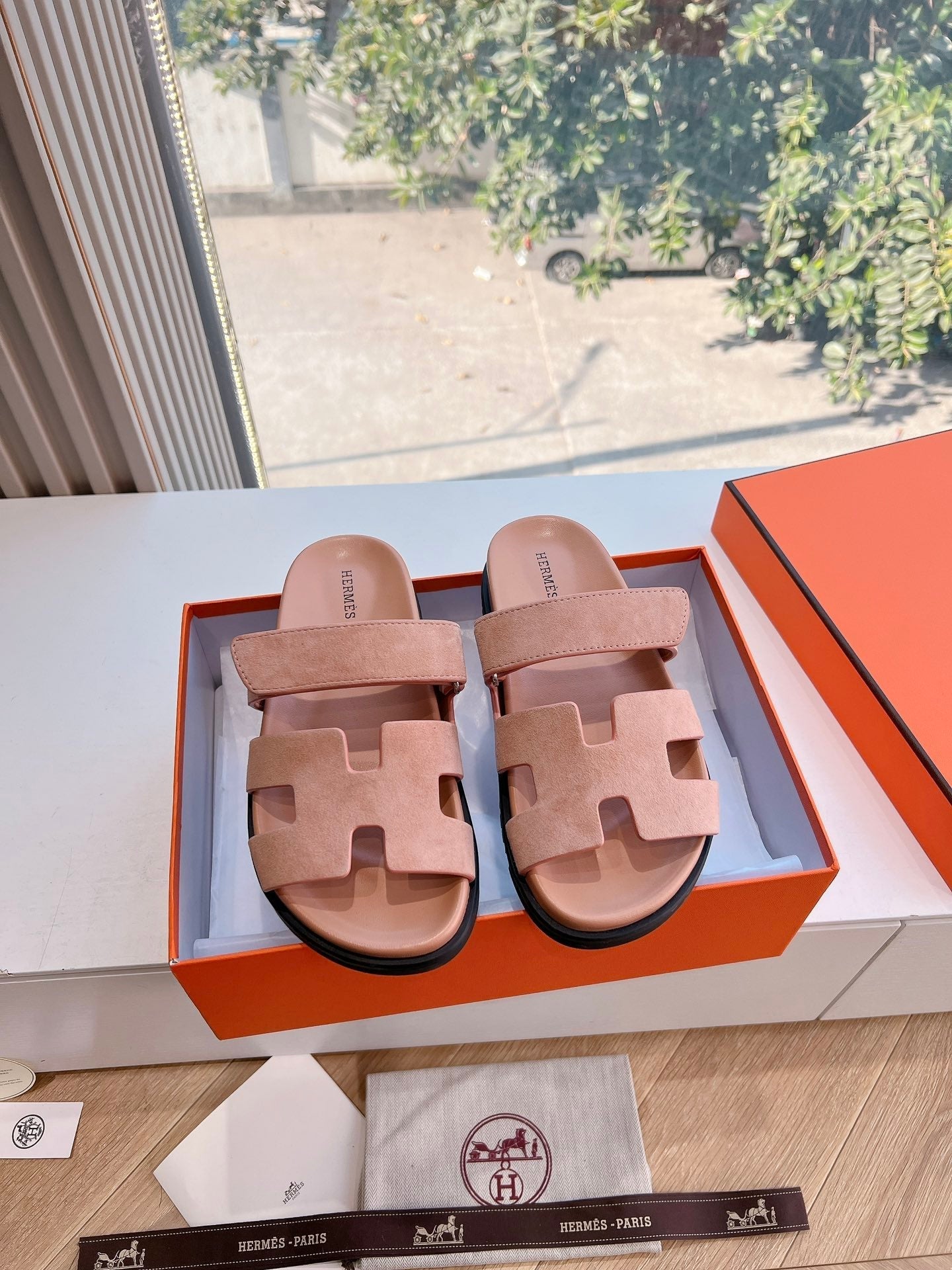 CHYPRE SANDAL IN ROSE PINK SUEDE、mysite、Cacoeks