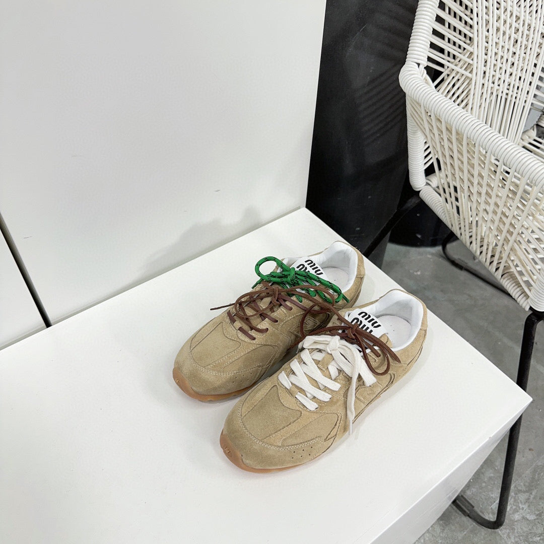 MIUxNEW 530 SNEAKER IN BROWN ECRU SUEDE、mysite、Cacoeks