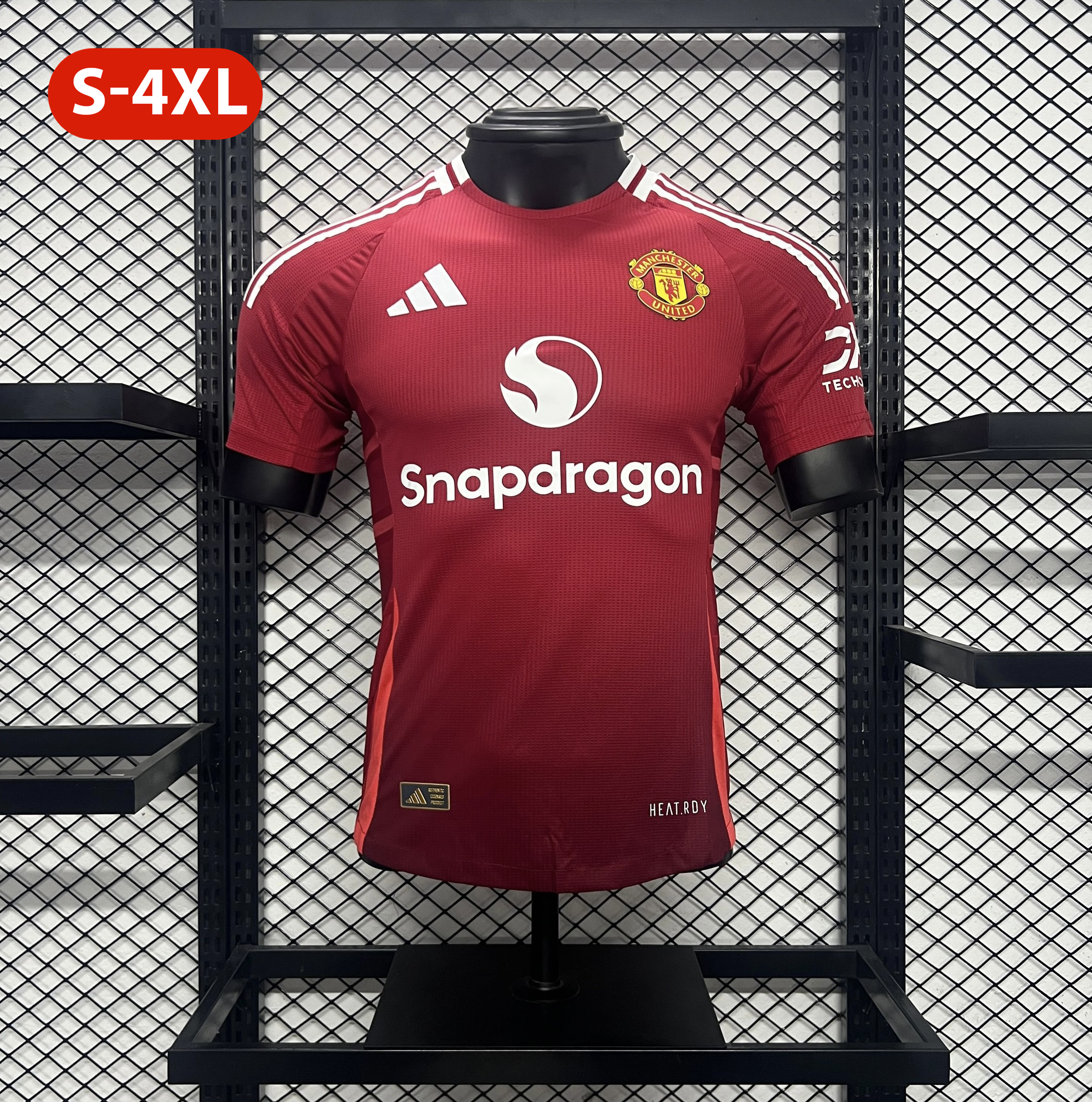 Higojerseys-Manchester United 24-25 Home Stadium Jersey - Player Version