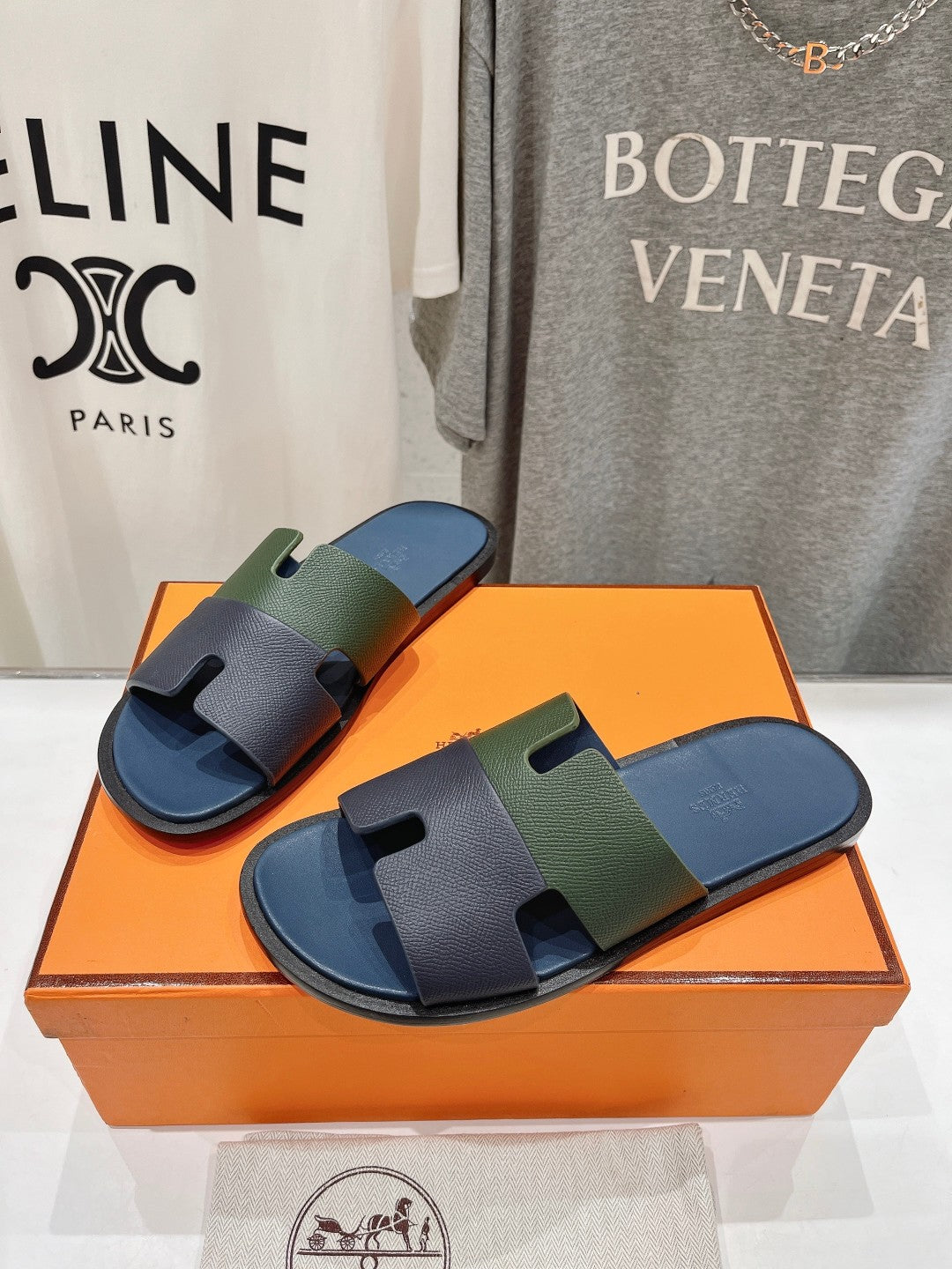 IZMIR SANDAL AEGEAN MIX HUNTER MIX PEACOCK LAMBSKIN、mysite、Cacoeks