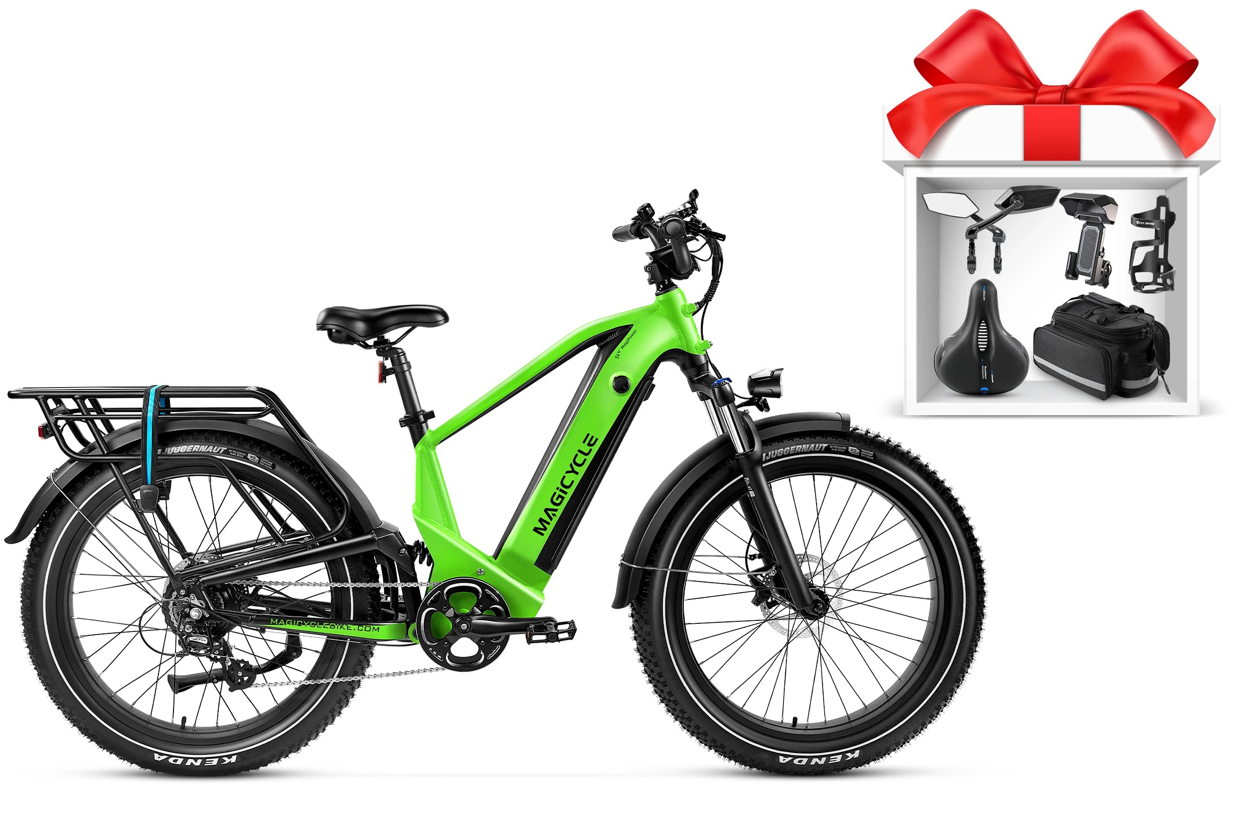 Magicycle Deer Step-Over Full Suspension Ebike SUV - Touring Version、mySite、bearsvspackers