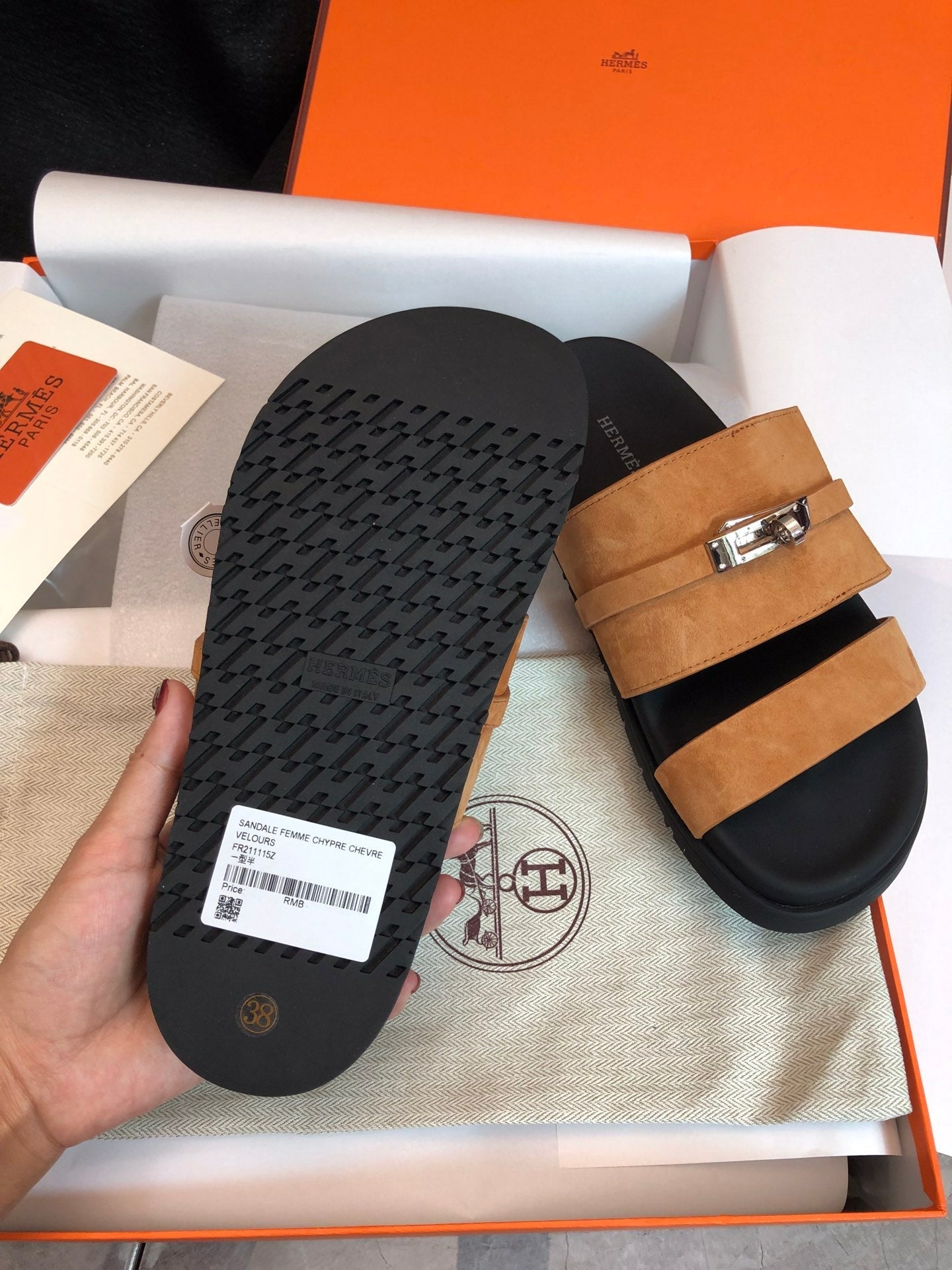 GABRIEL SANDAL MULE IN BRONZE BROWN SUEDE、mysite、Cacoeks