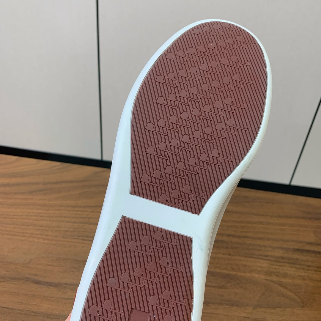 LP SNEAKERS IN STONE BROWN CALFSKIN WHITE SOLE、mysite、Cacoeks