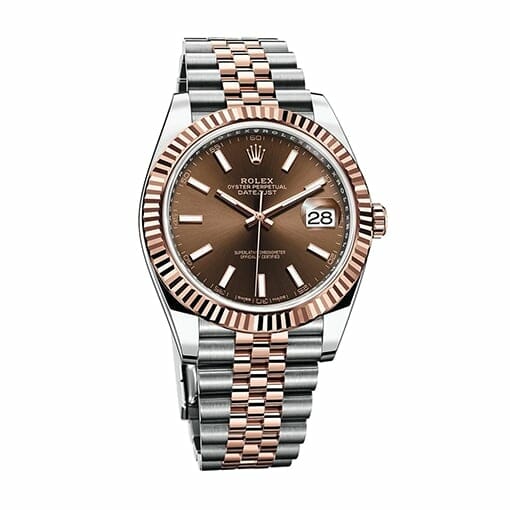 Rolex Datejust 126331 Everose Gold Automatic Chocolate Dial Jubilee Replica-fasswatch