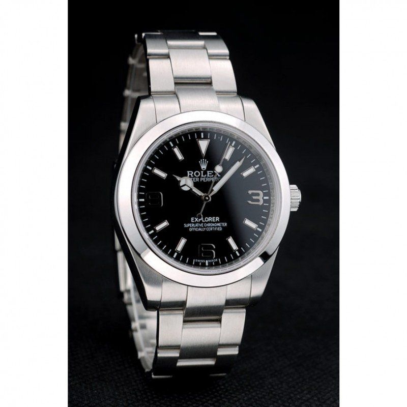 Superclone Rolex Explorer 39mm Black Dial 42002-fasswatch