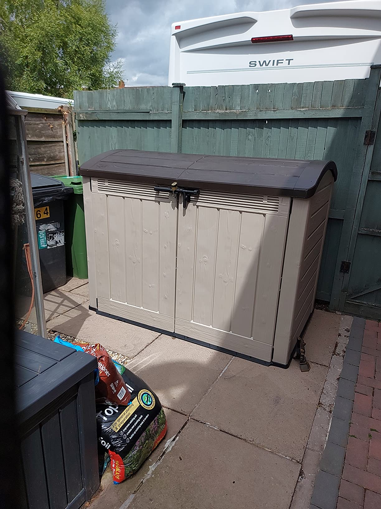 【Storage Shed】【BS】Keter Store-It Out Ultra Outdoor Garden Storage, Bike Shed, Bin Store and More111