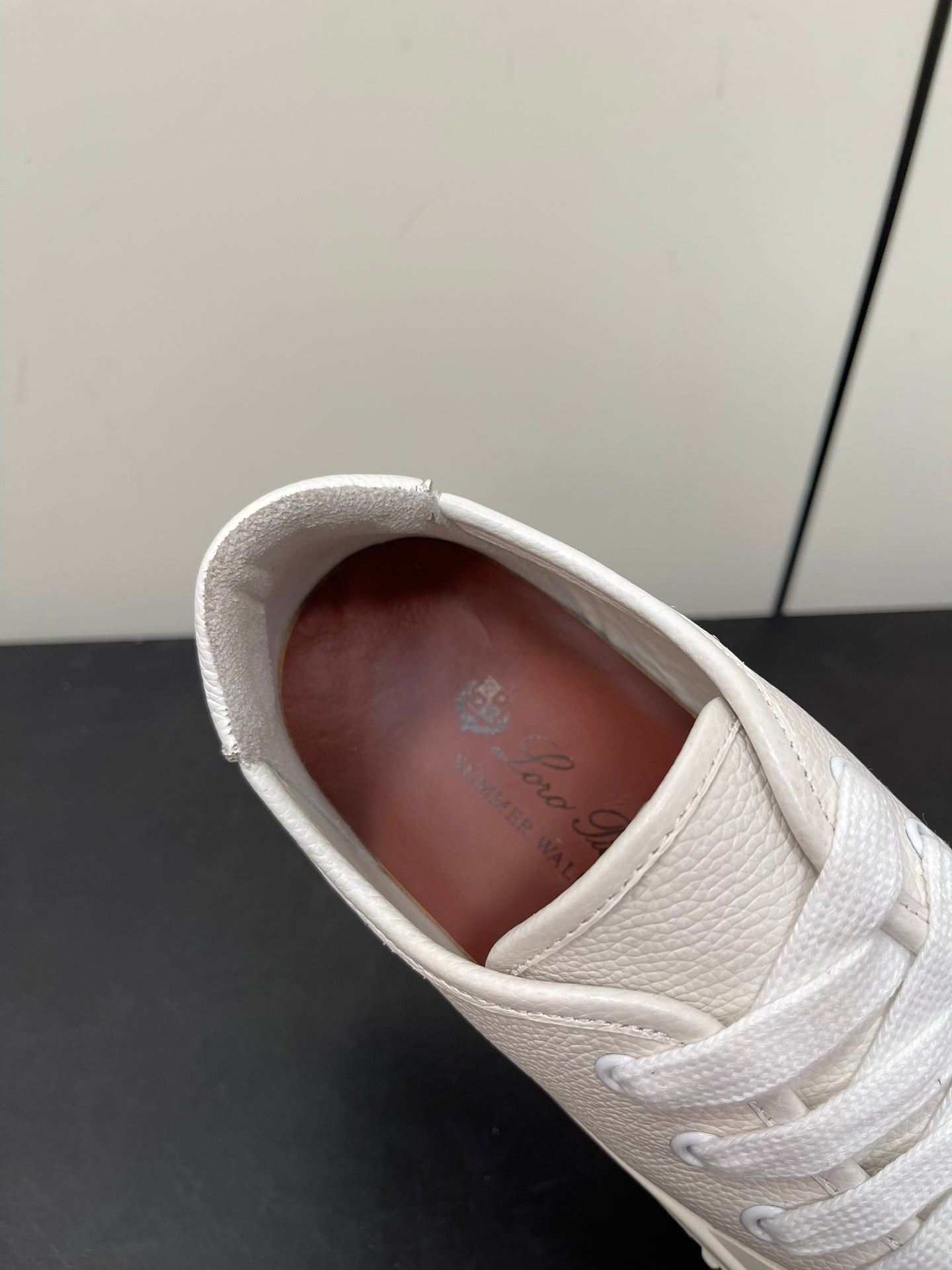 LP CLASSIC BISCUIT SNEAKERS WHITE CALFSKIN、mysite、Cacoeks