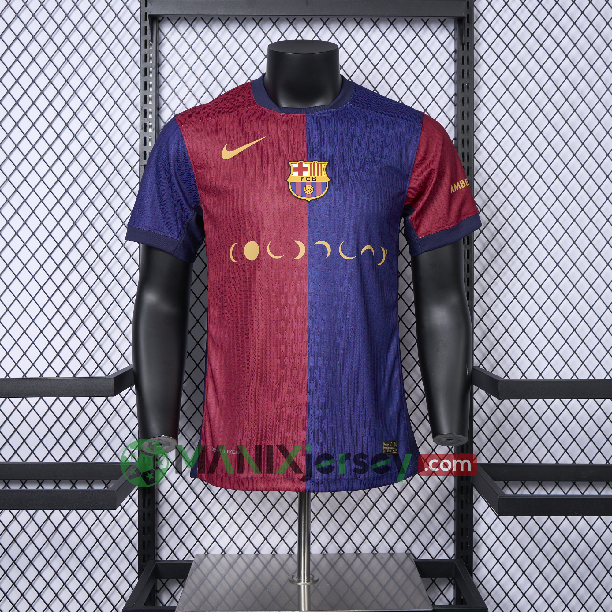ManixJersey.com | Barcelona X CP 24-25 Home New Co-Branded Jersey - Player Version -Customize Name, Number and Patch | Worldwide Shipping