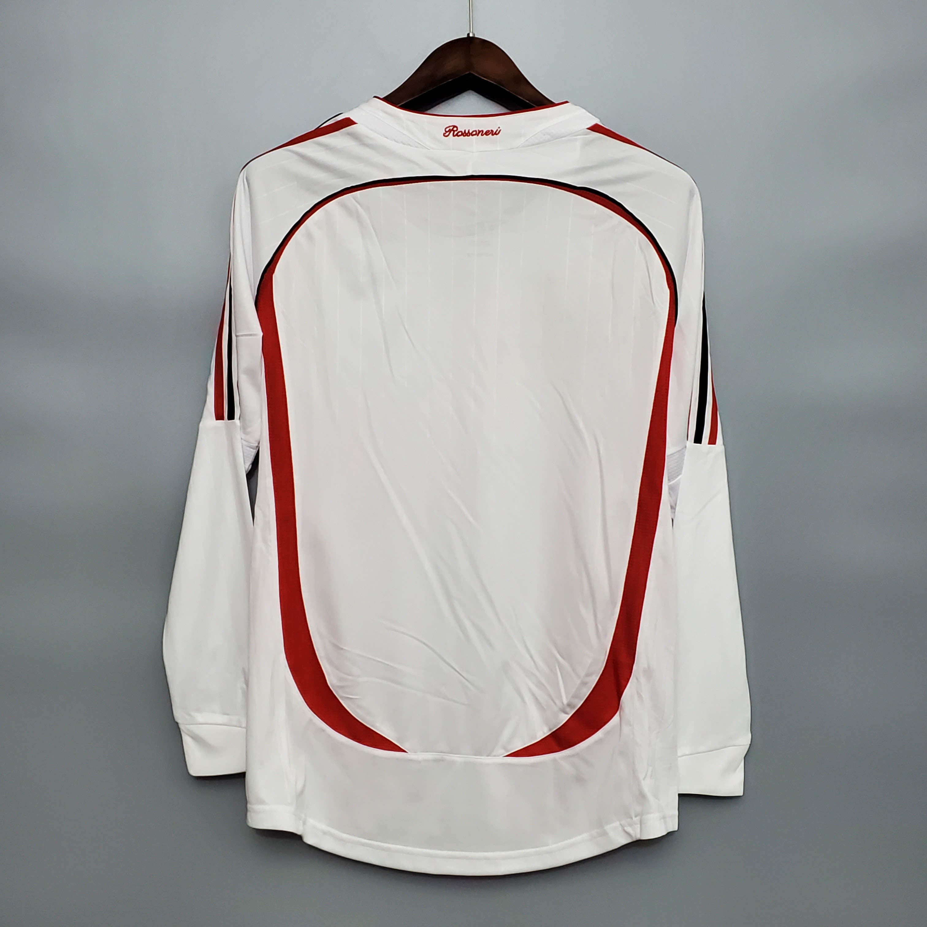 2006/2007 Retro Long Sleeve AC Milan Away Football Shirt 1:1 Thai Quality:football jersey mysite: unitedjerseyfootball 邓江浪:football