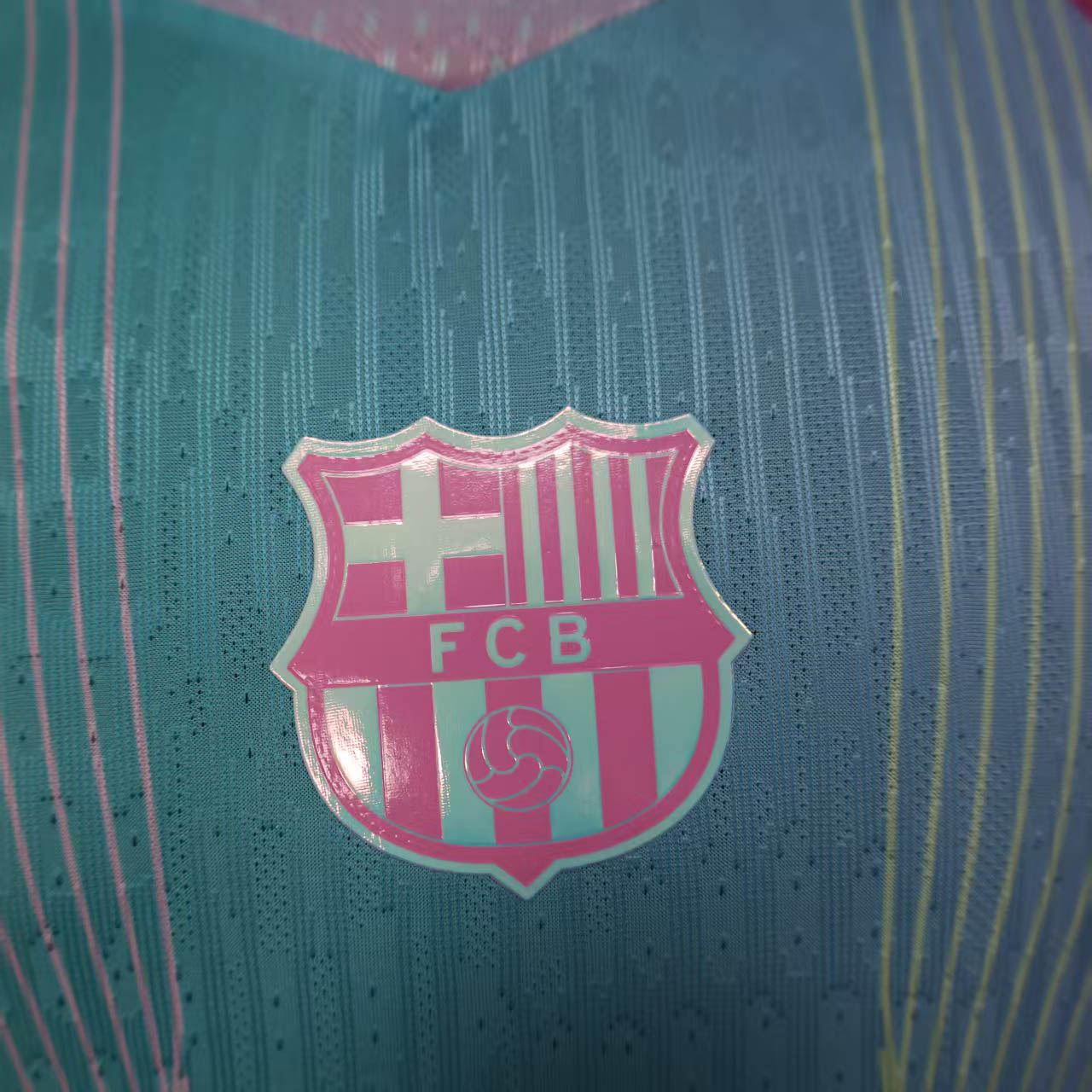 2025/2026 Player Version Barcelona Concept Pink Blue Gradient Football Shirt 1:1 Thai Quality:football jersey mysite: unitedjerseyfootball 邓江浪:football