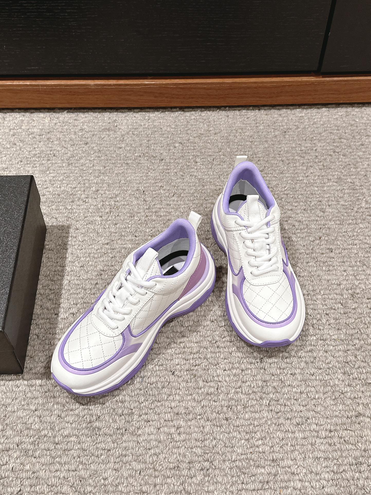 CC CLASSIC SNEAKER IN WHITE MIX IRIS PURPLE LAMBSKIN、mysite、Cacoeks