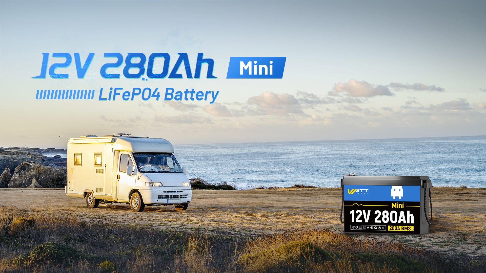WattCycle 12V 280Ah MINI LiFePO4 Battery applications